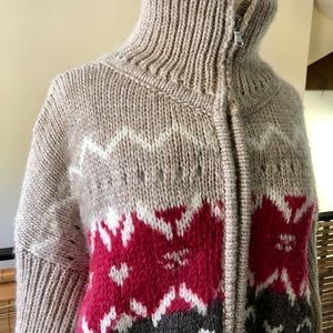 Liu Jo Chunky Knit Oversize Sweater Coat